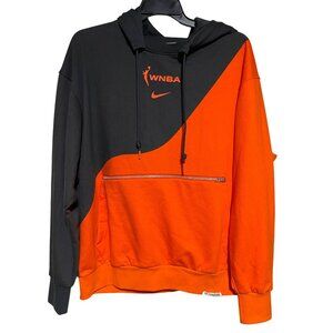 Nike Mens WNBA Nike Standard Issue Hoodie Size XXL Orange Gray Basketball
